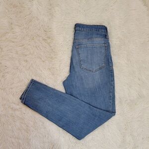 Old Navy Women High Rise Rockstar Super Skinny Blue Jeans size 6 Short